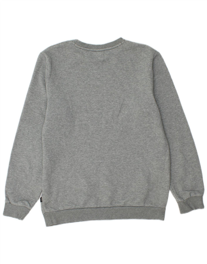 Puma Herren-Sweatshirt-Pullover, klein, grau gefleckte Baumwolle