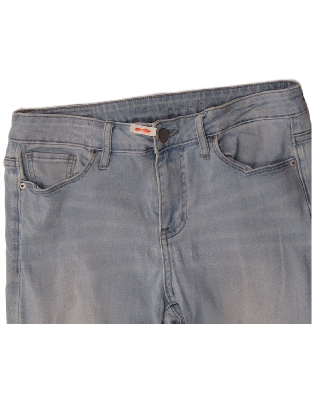Calvin Klein Damen Slim Jeans W30 L30 Blaue Baumwolle