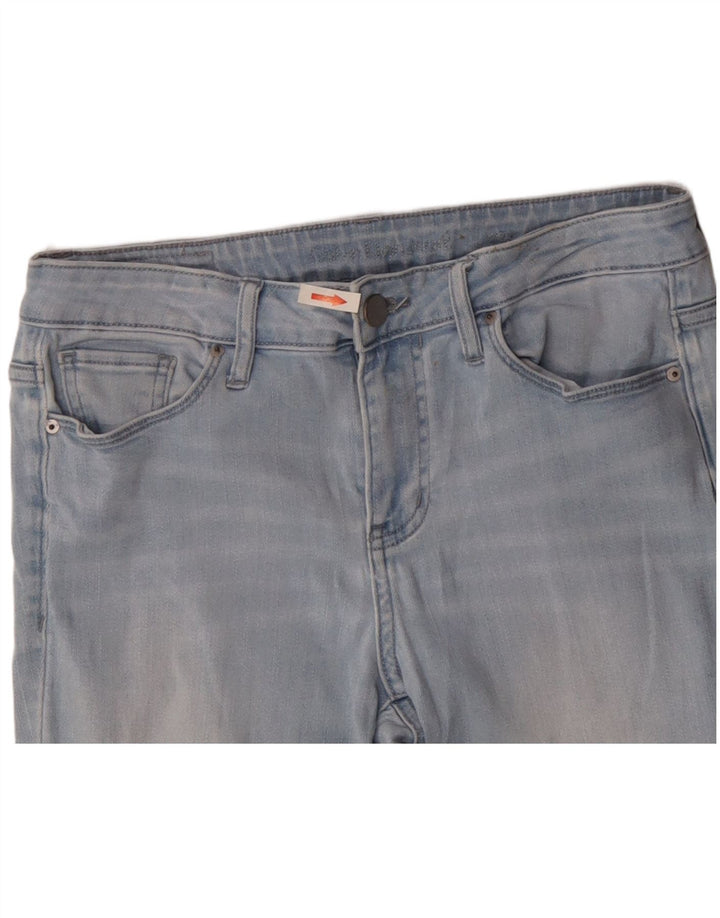 Calvin Klein Damen Slim Jeans W30 L30 Blaue Baumwolle