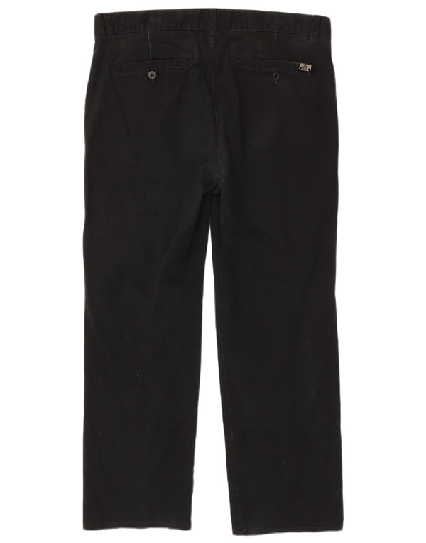 Sergio Tacchini Herren Straight Chino Hose IT 50 Large W34 L27 Schwarz