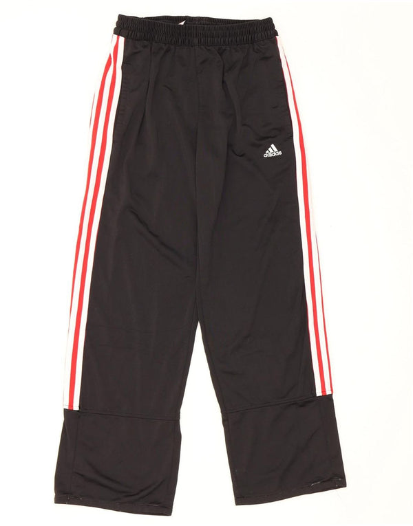 Adidas Trainingshose für Mädchen, 15–16 Jahre, schwarzes Colourblock-Polyester