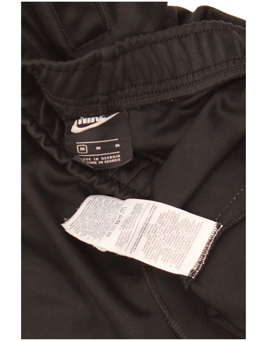 Nike Herren-Trainingshose mit Grafik, mittelgroß, schwarz, Polyester