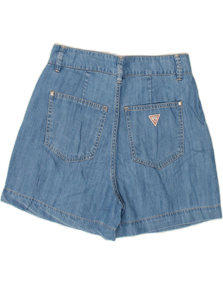 GUESS Womens Denim Shorts W25 XS Blue Vintage Guess and Second-Hand Guess from Messina Hembry 