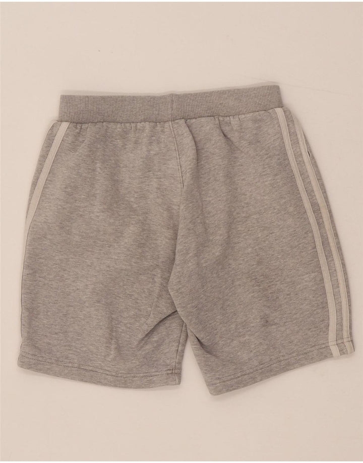 Adidas Sportshorts für Jungen, 11–12 Jahre, graue Baumwolle