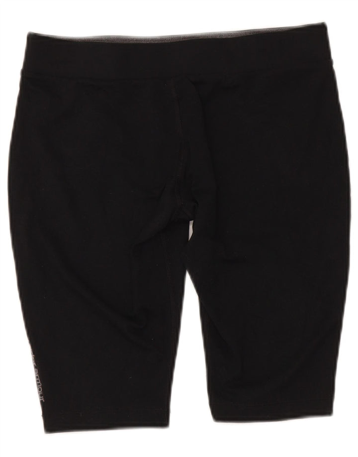 Under Armour Damen Heat Gear Sportshorts UK 12 Medium Schwarz