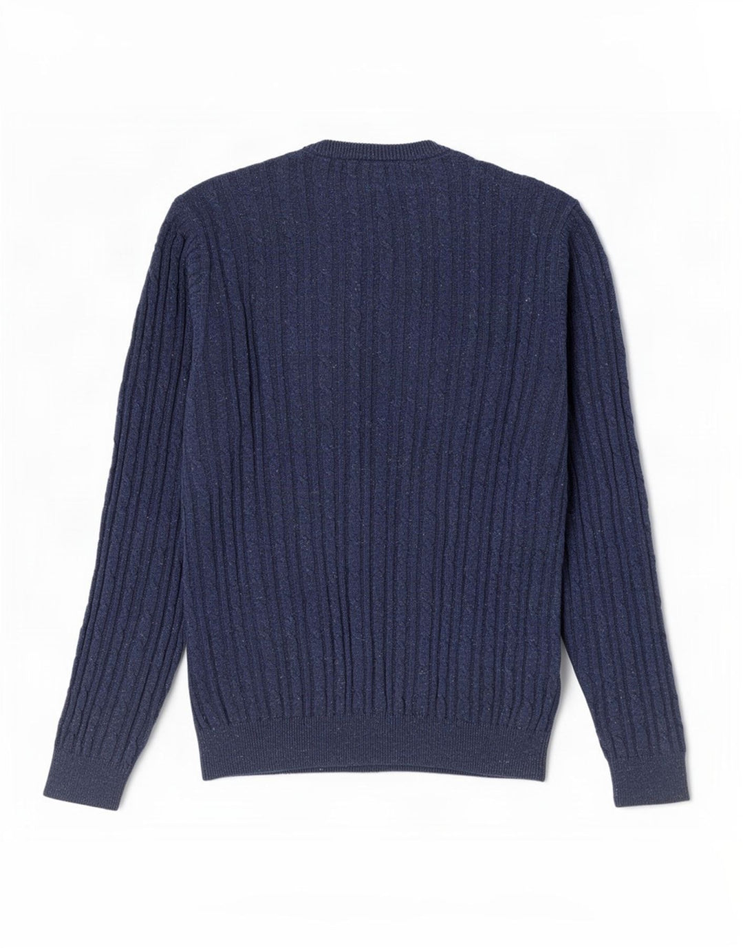 Jack Wills Herren-Pullover mit Rundhalsausschnitt, mittelmarineblaue Baumwolle
