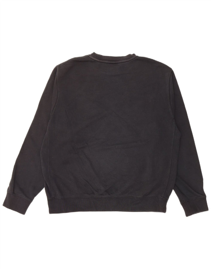 Nike Herren-Sweatshirt-Pullover, mittelschwarz, Baumwolle