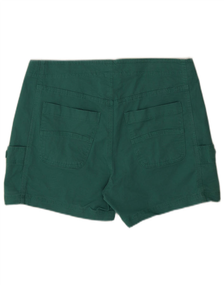 Weird Fish Damen Cargoshorts UK 10 Small W34 Grüne Baumwolle