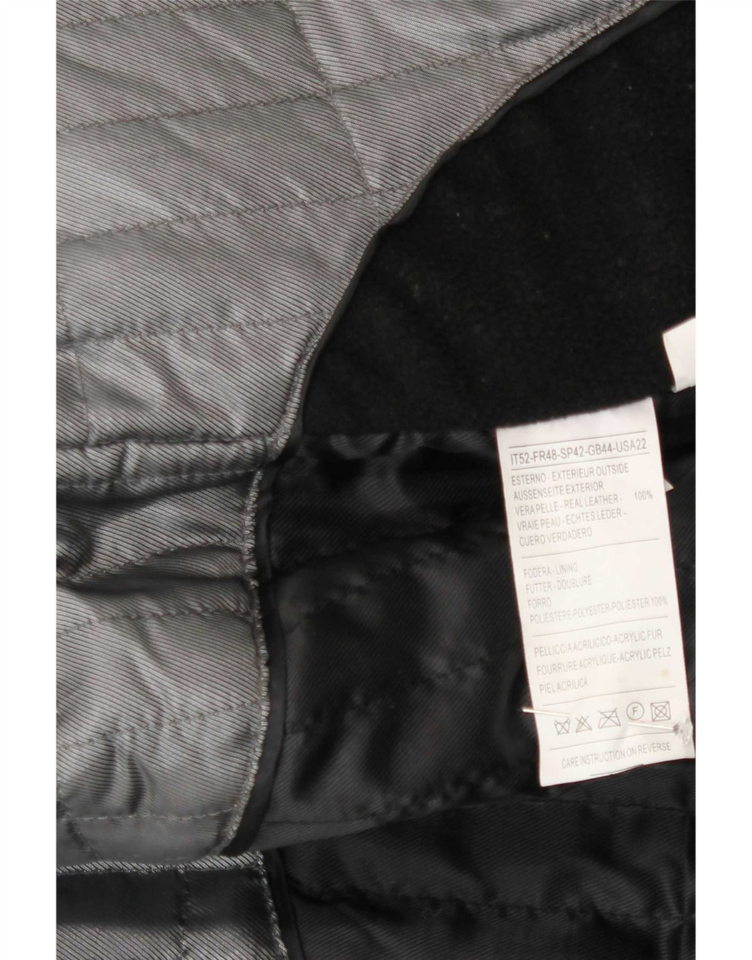 Zarro Herren Lederjacke IT 52 XL Schwarz