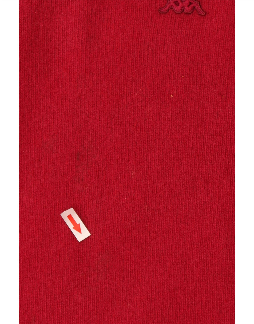 Kappa Herren-Pullover mit U-Boot-Ausschnitt, groß, rote Lammwolle