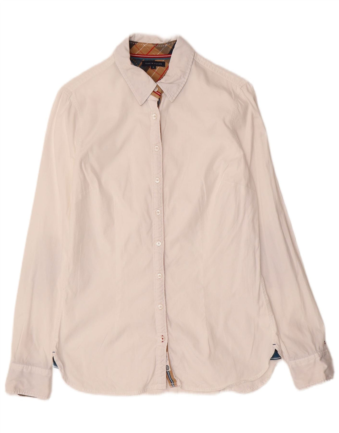 TOMMY HILFIGER Womens Shirt US 8 Medium White