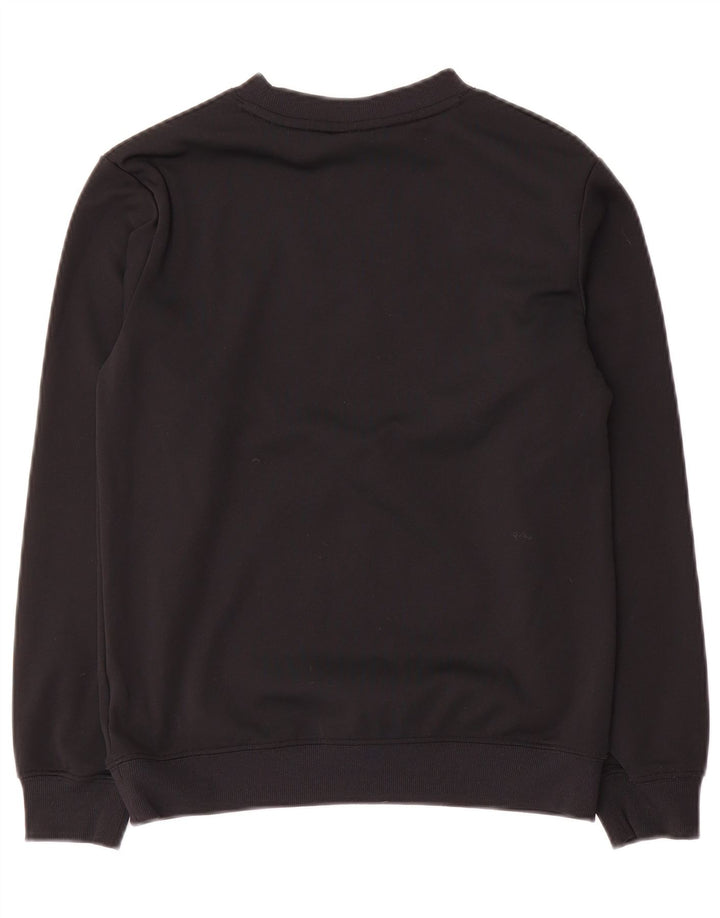 Nike Jungen-Sweatshirt mit Grafik, 12–13 Jahre, groß, schwarzes Polyester