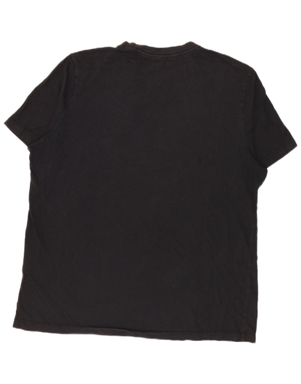NIKE Herren Grafik T-Shirt Top XL Schwarz Baumwolle