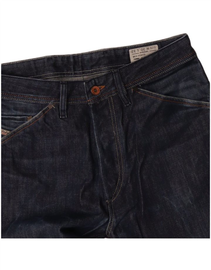 DIESEL Herren Slim Jeans W30 L32 Marineblaue Baumwolle