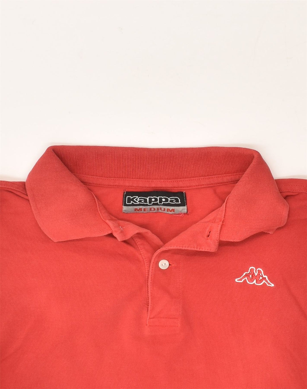 KAPPA Mens Polo Shirt Medium Red Cotton | Vintage Kappa | Thrift | Second-Hand Kappa | Used Clothing | Messina Hembry 