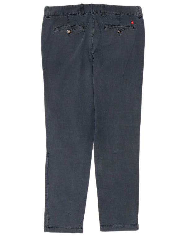 Musto Slim Chino-Hose für Damen, UK 12, Größe M, W32, L29, Marineblau, Baumwolle
