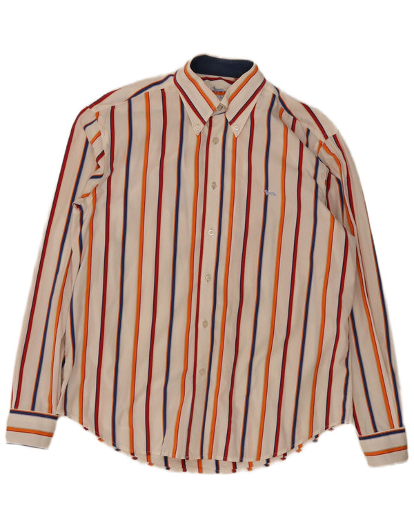 Harmont & Blaine Herrenhemd XL Weiß gestreift