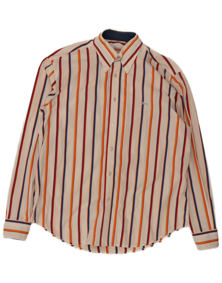 Harmont & Blaine Herrenhemd XL Weiß gestreift