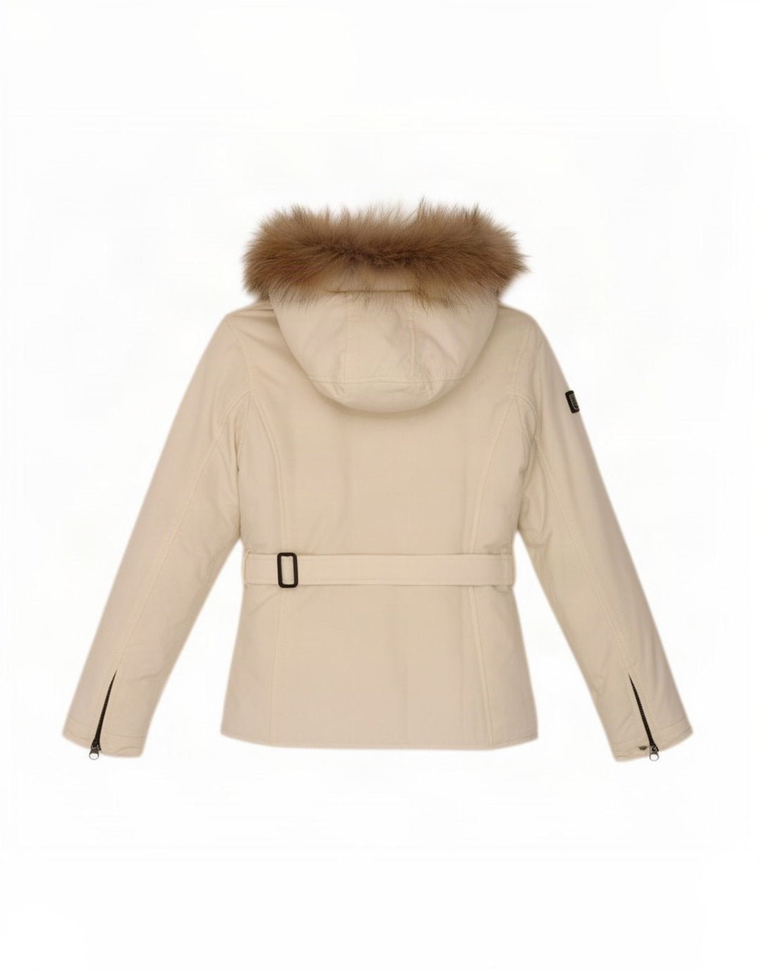 Refrigiwear Damen-Regenjacke mit Kapuze, UK 10, Größe S, Weiß