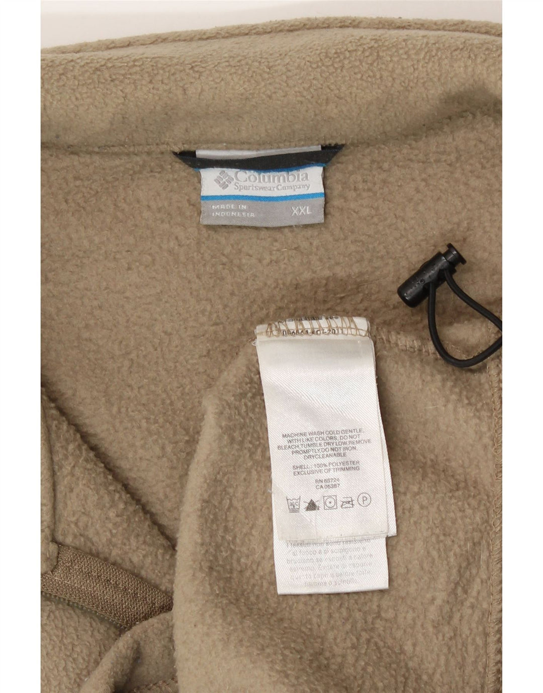 Columbia Herren Fleecejacke UK 44 2XL Beige Polyester