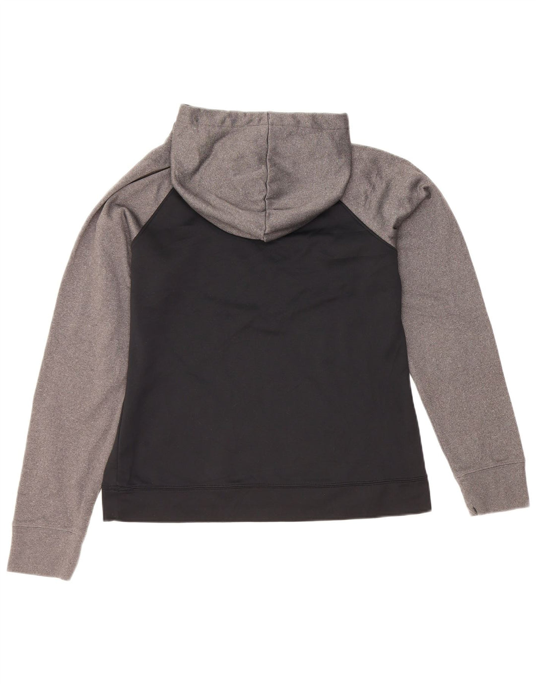 Under Armour Damen Kapuzenpullover UK 14 Mittelschwarzes Colourblock-Polyester