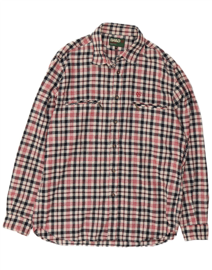 Bailo Herren-Overshirt, Flanellhemd, XL, mehrfarbig, kariert, Wolle