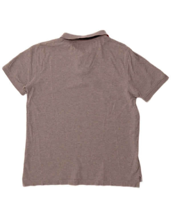 TOMMY HILFIGER Herren Slim Fit Poloshirt XL Grau Baumwolle