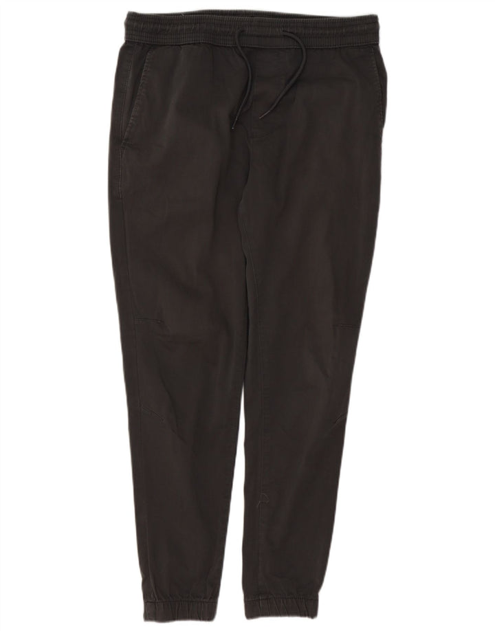 Zara Herren-Jogger-Chinohose, Größe M, W32, L28, Grau, Baumwolle