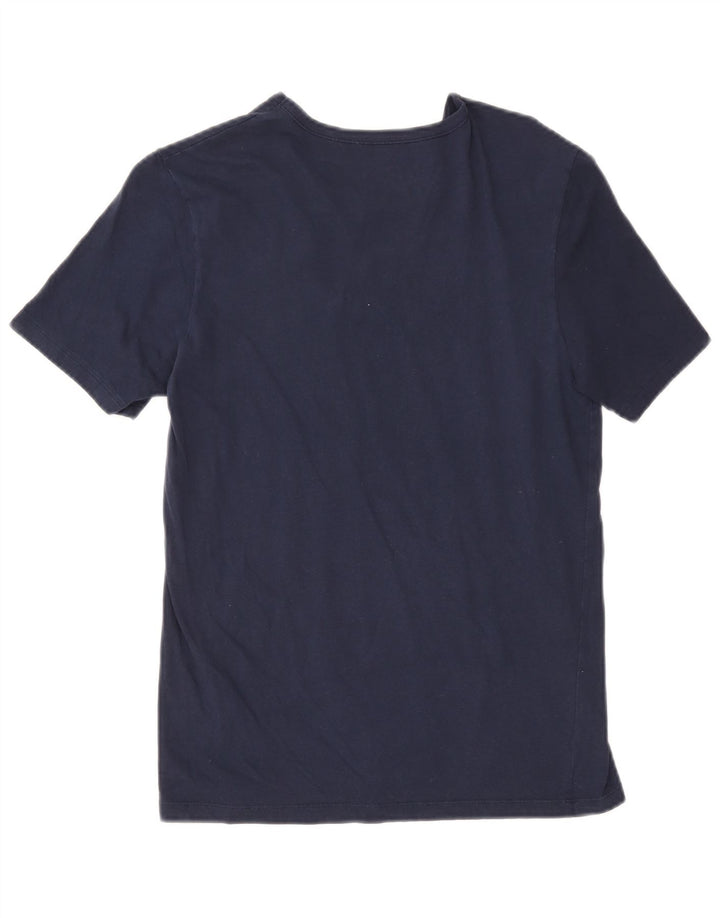 Hugo Boss Herren T-Shirt Top Small Marineblau Baumwolle