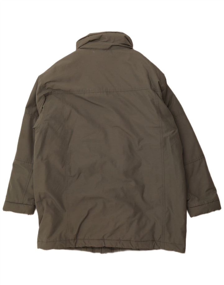 KAPPA Herren Wattierte Jacke UK 44 2XL Grüne Baumwolle