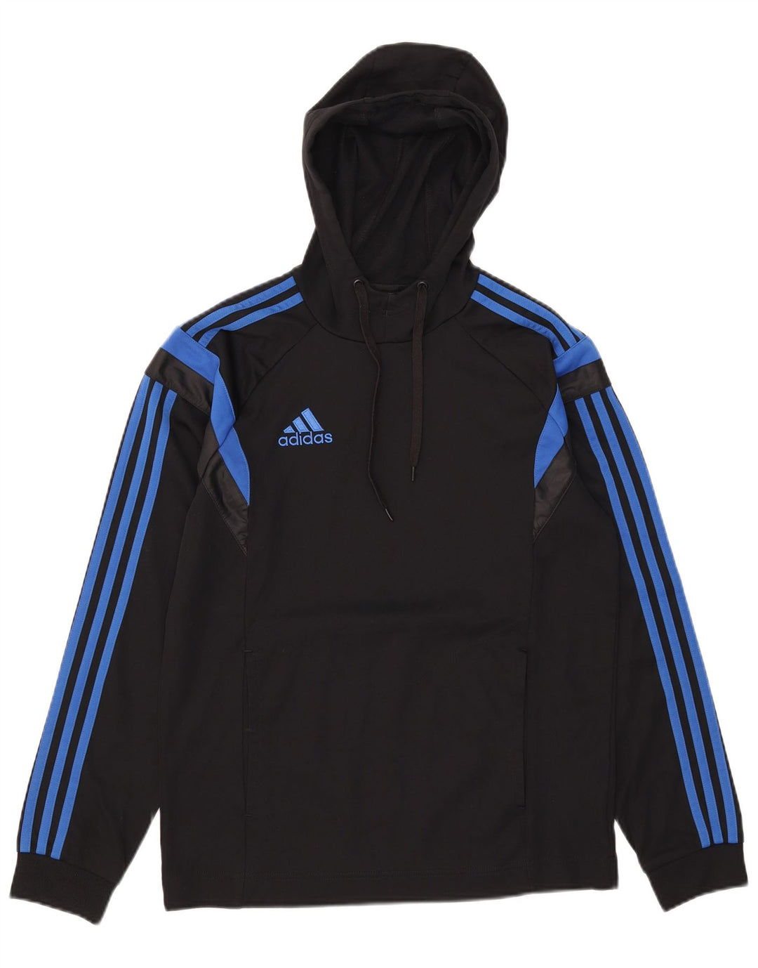 Adidas Herren Kapuzenpullover Small Schwarz Colourblock Polyester
