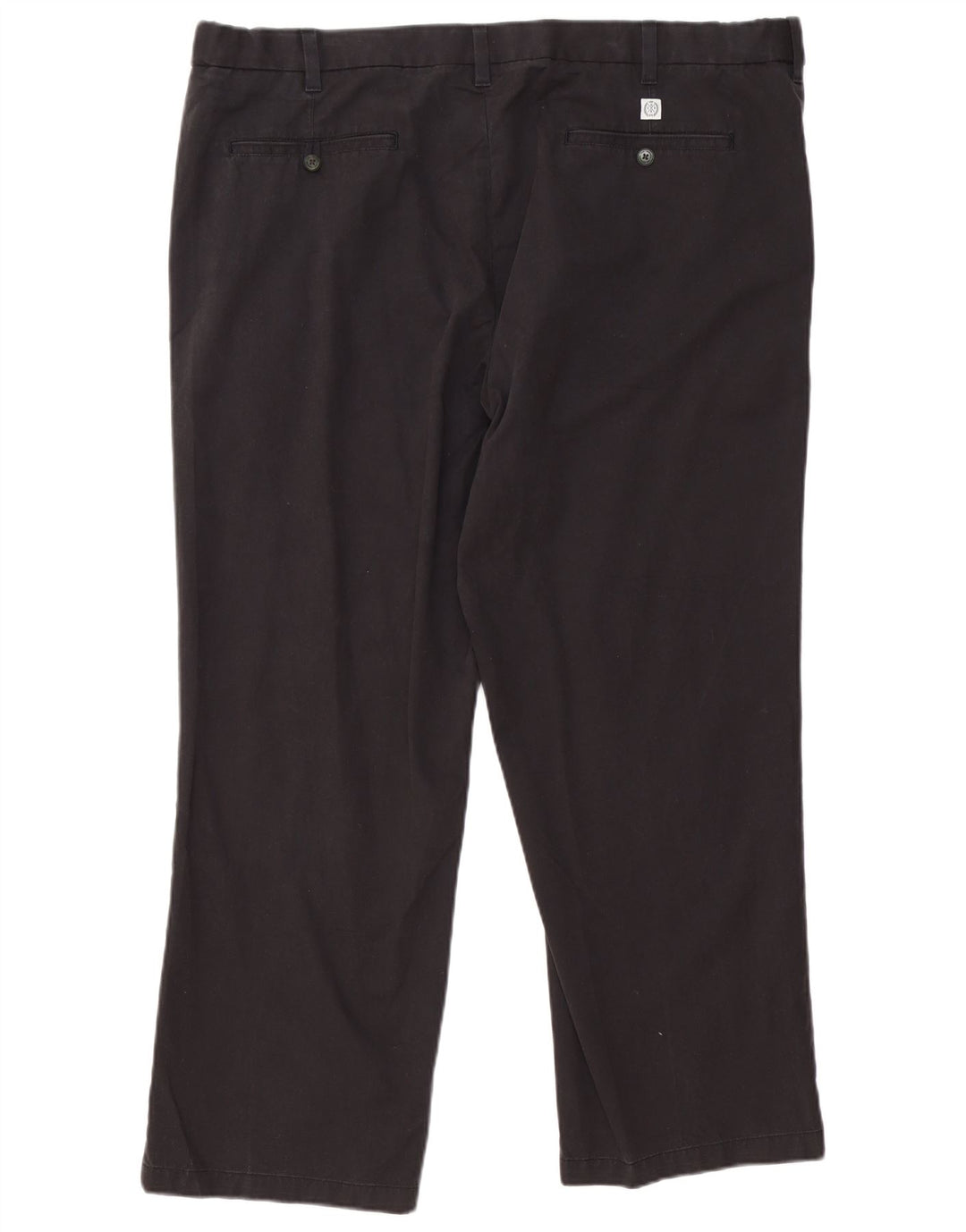 Marks & Spencer Herren Blue Harbor Regular Fit Chinohose W44 L29 Schwarz