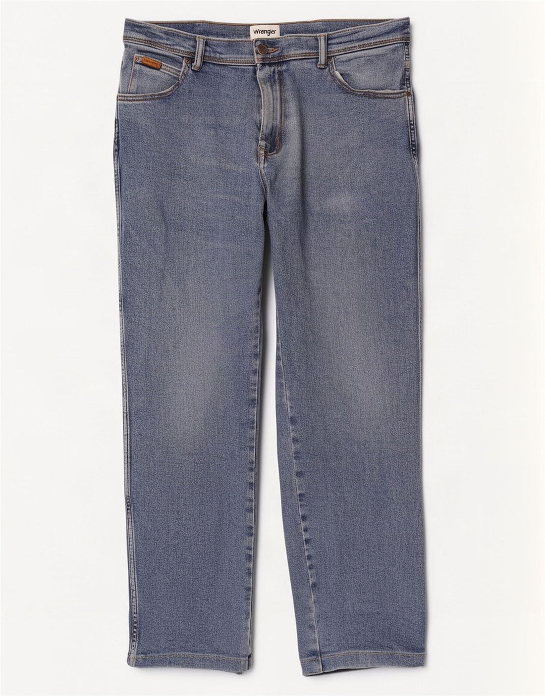 Wrangler Herren Straight Jeans W36 L32 Blaue Baumwolle