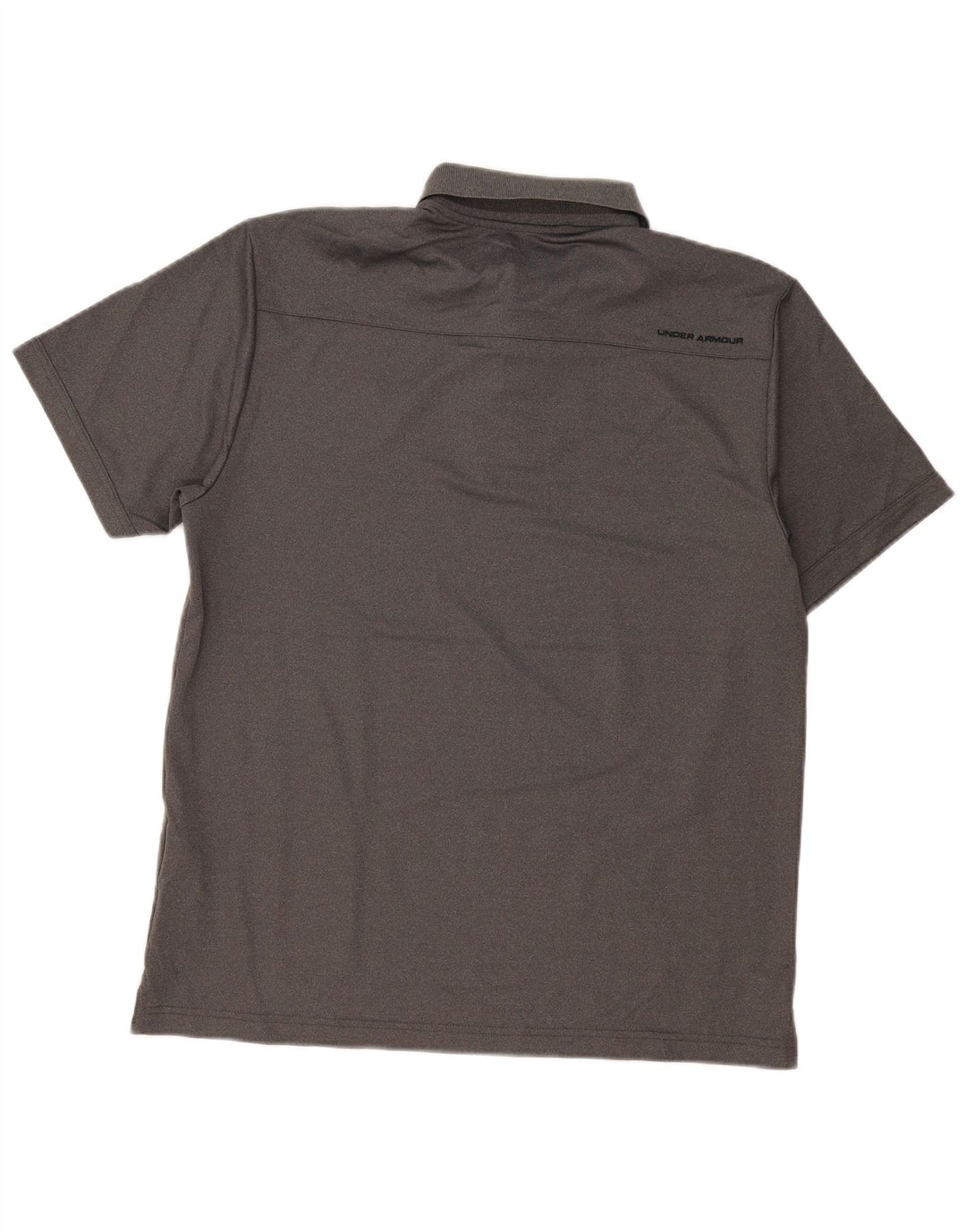 Under Armour Herren Heat Gear Poloshirt, großes graues Polyester