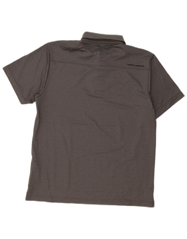Under Armour Herren Heat Gear Poloshirt, großes graues Polyester