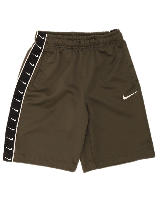Nike Sportshorts mit Grafik für Jungen, 12–13 Jahre, groß, Khaki, Polyester