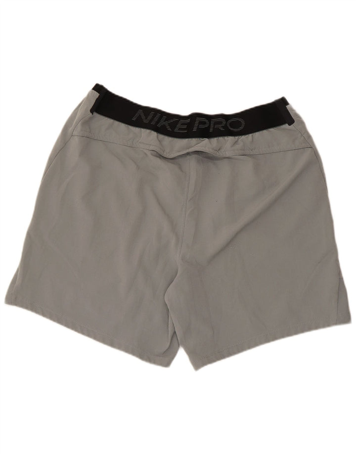 Nike Herren Dri Fit Standard Fit Sport Shorts XL Grau Polyester