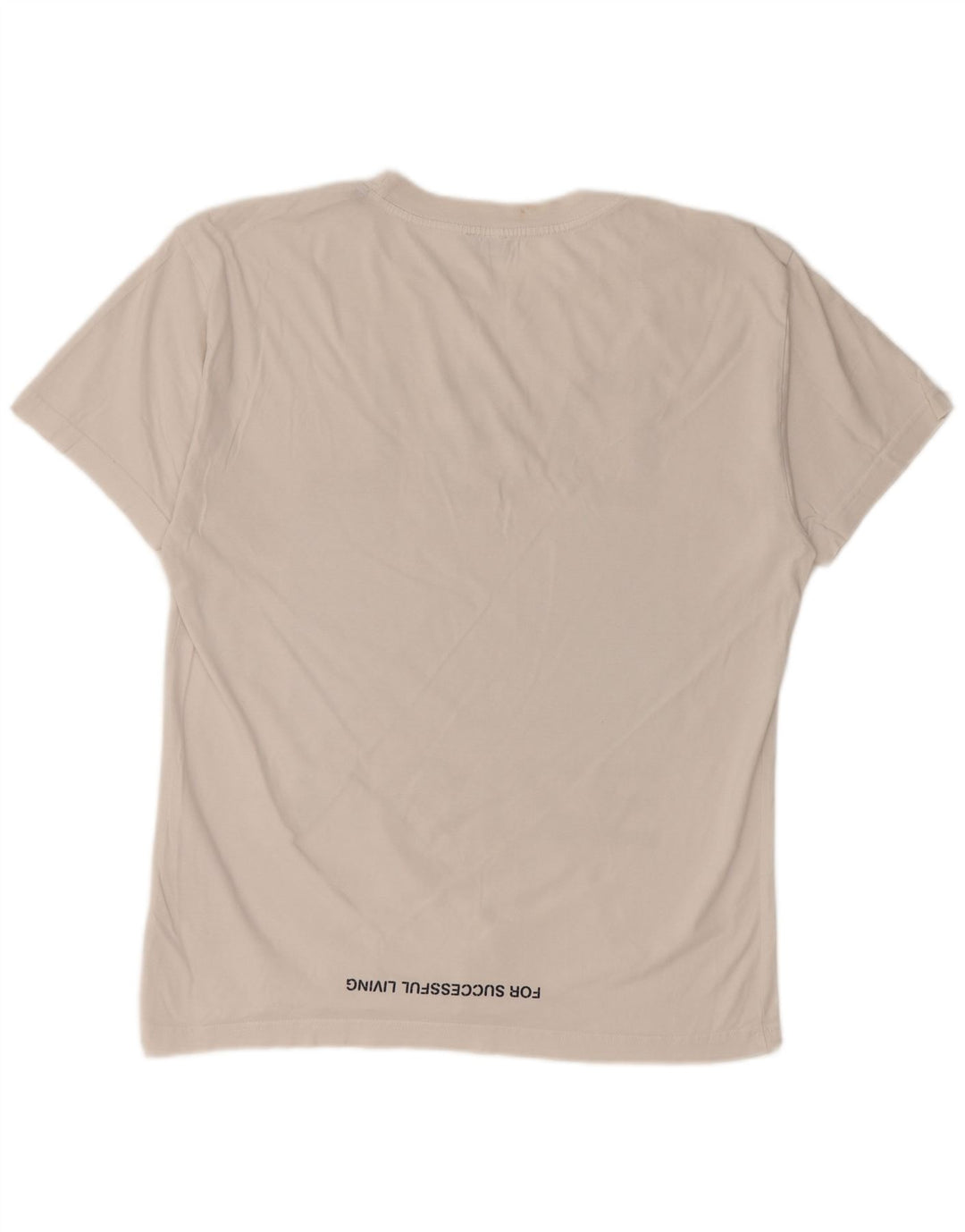 DIESEL Herren-T-Shirt mit Grafik, mittelweiße Baumwolle