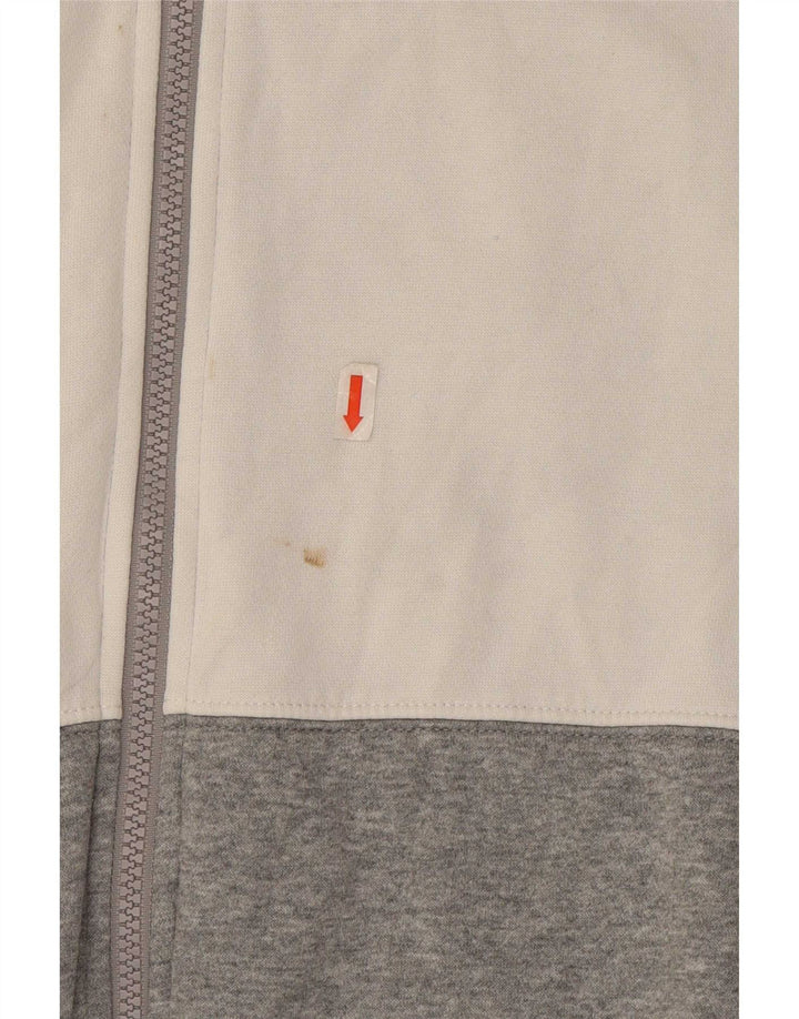 Nike Herren-Trainingsanzug-Oberteil, Jacke, Größe S, Grau, Colourblock-Baumwolle