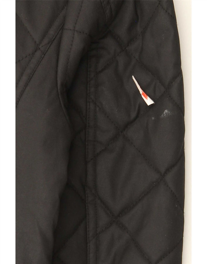 U.S. Polo Assn. Herren-Steppjacke UK 38 Mittelschwarze Baumwolle