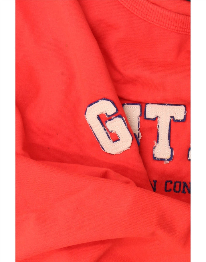 GANT Mens Graphic T-Shirt Top Medium Red Cotton Vintage Gant and Second-Hand Gant from Messina Hembry 