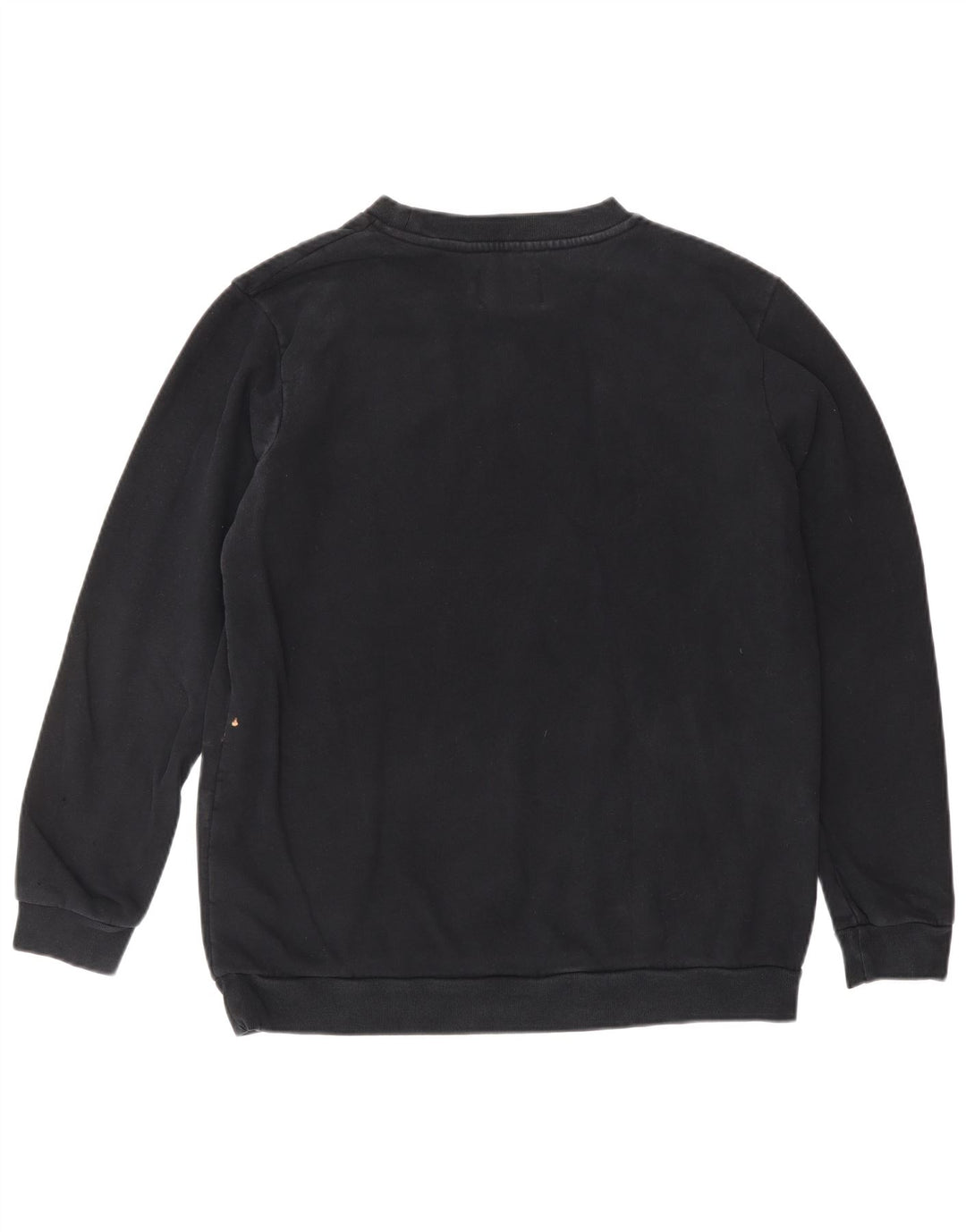 CALVIN KLEIN JEANS Mens Graphic Sweatshirt Jumper Small Black Cotton