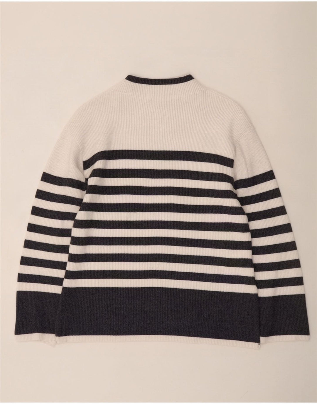 Marks & Spencer Damen-Pullover mit Rollkragen, UK 14, Mittelweiß