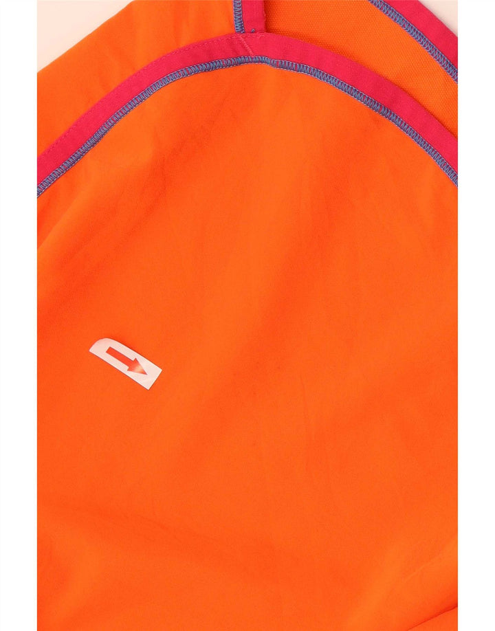 Under Armour Damen Sportshorts UK 8 Small Orange gestreift Polyester