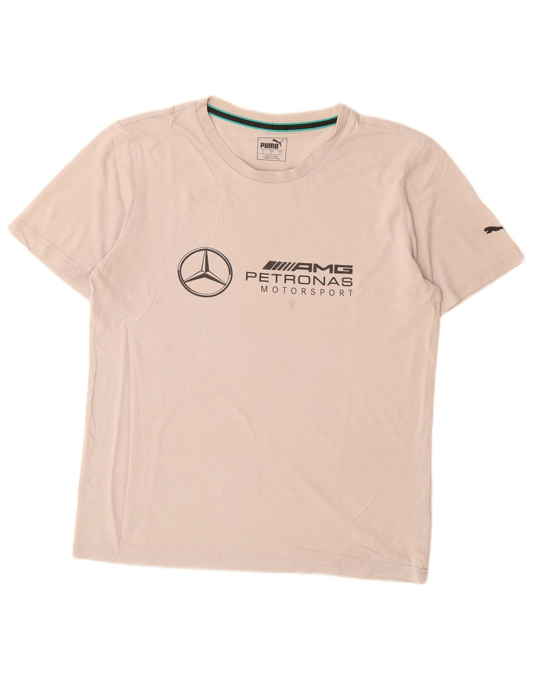 PUMA Herren Grafik T-Shirt Top Small Grau Baumwolle