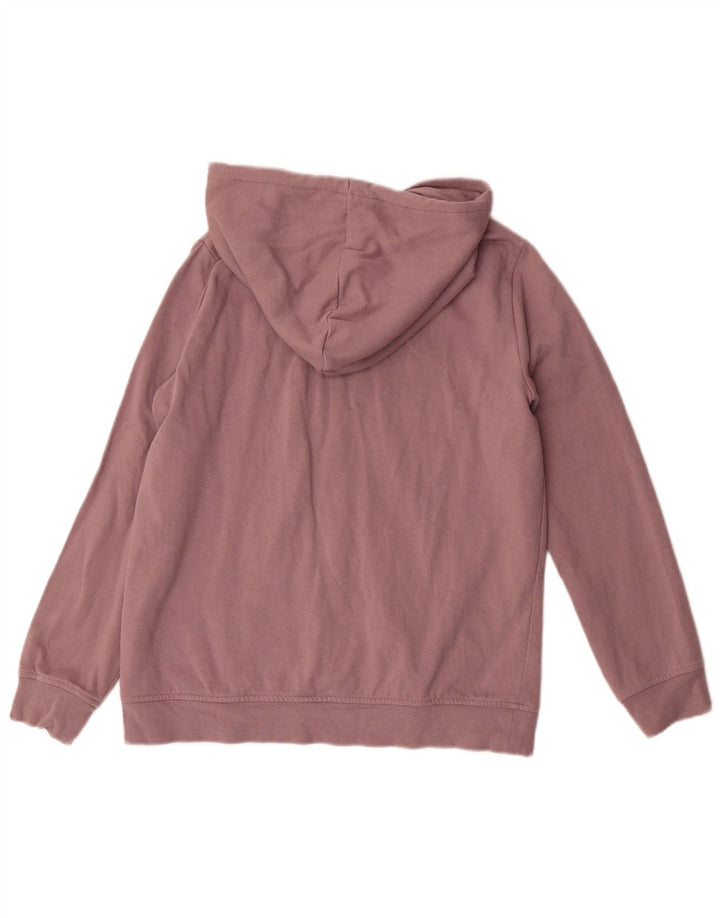 Vans Womens Graphic Oversized Hoodie Pullover UK 10 Small Lila Baumwolle