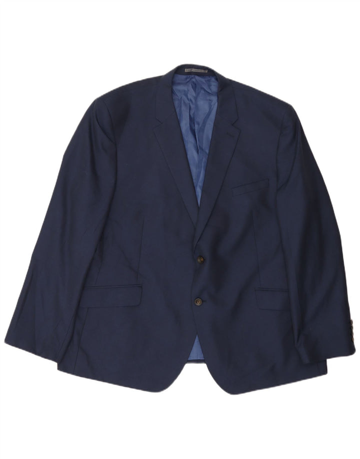 MARKS & SPENCER Herren-Blazer mit 2 Knöpfen, UK 50, 3XL, Marineblau, Polyester