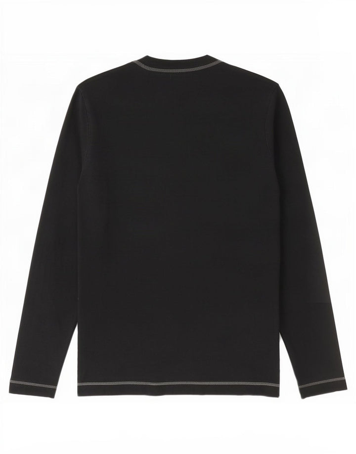 Levi's Herren-Oberteil, langärmelig, klein, schwarze Baumwolle