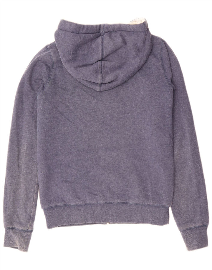 ANIMAL Damen-Kapuzenpullover mit grafischem Reißverschluss, Gr. 8, Marineblau