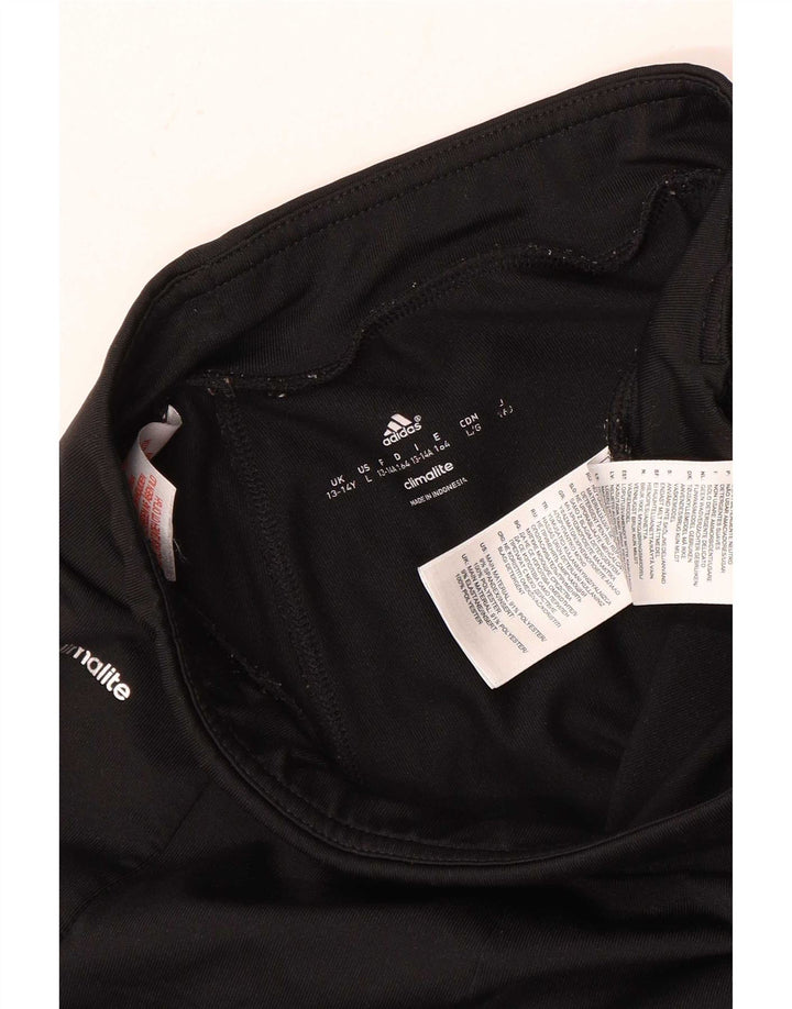 Adidas Jungen Climalite Capri-Trainingshose, 13–14 Jahre, schwarzes Polyester